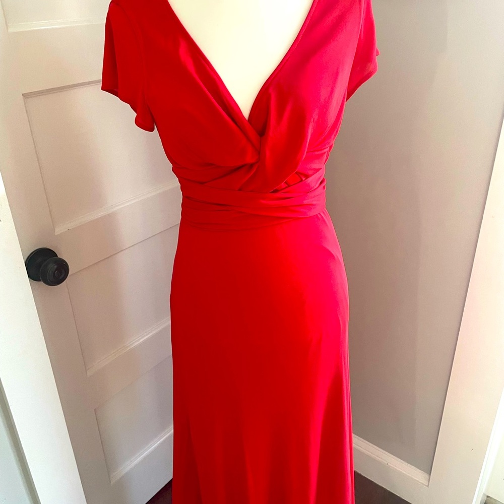 Coast coral wedding or cocktail dress